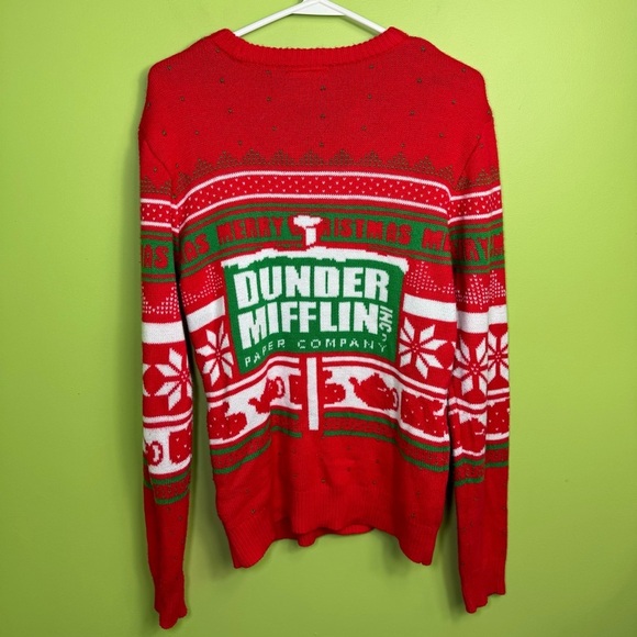 The Office Dunder Mifflin Holiday Sweater size S - Picture 5 of 5